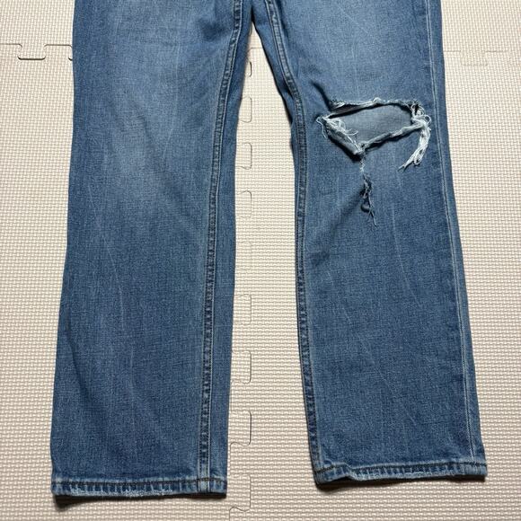 Abercrombie & Fitch Curve Love 90's Slim Straight Ultra High Rise Jeans 30 / 10S - Picture 5 of 13